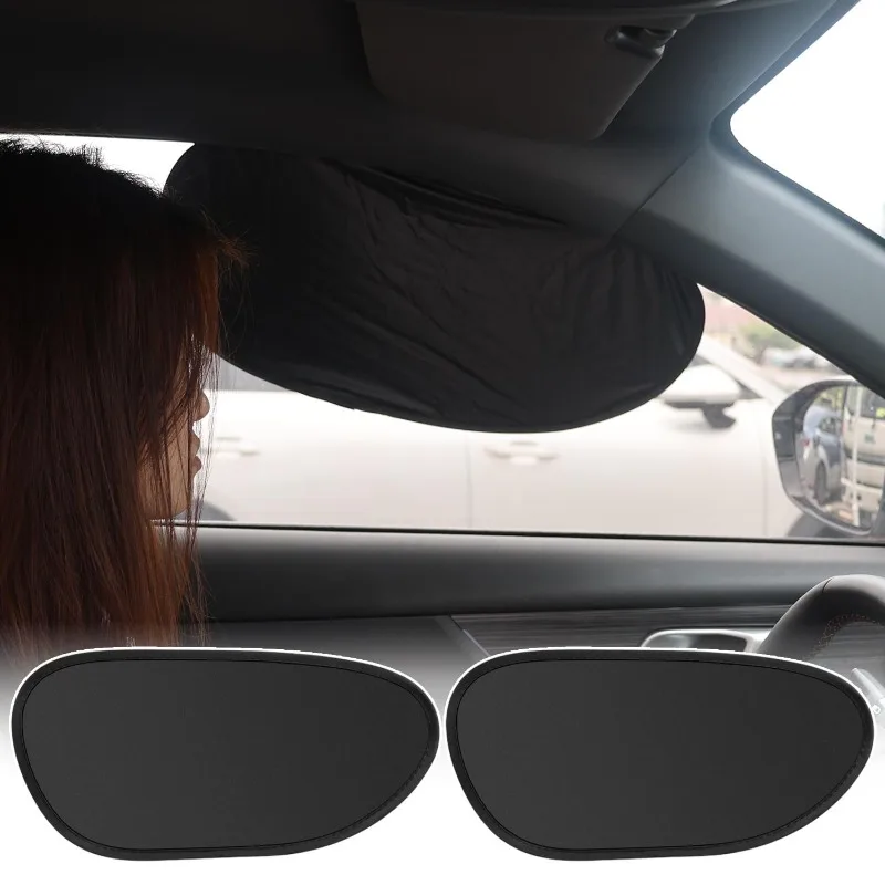 

Summer Electrostatic Sun Visor for Car Side Window Sun Shade Curtains Anti-Glare UV-Blocker Auto Sun Protection Cover