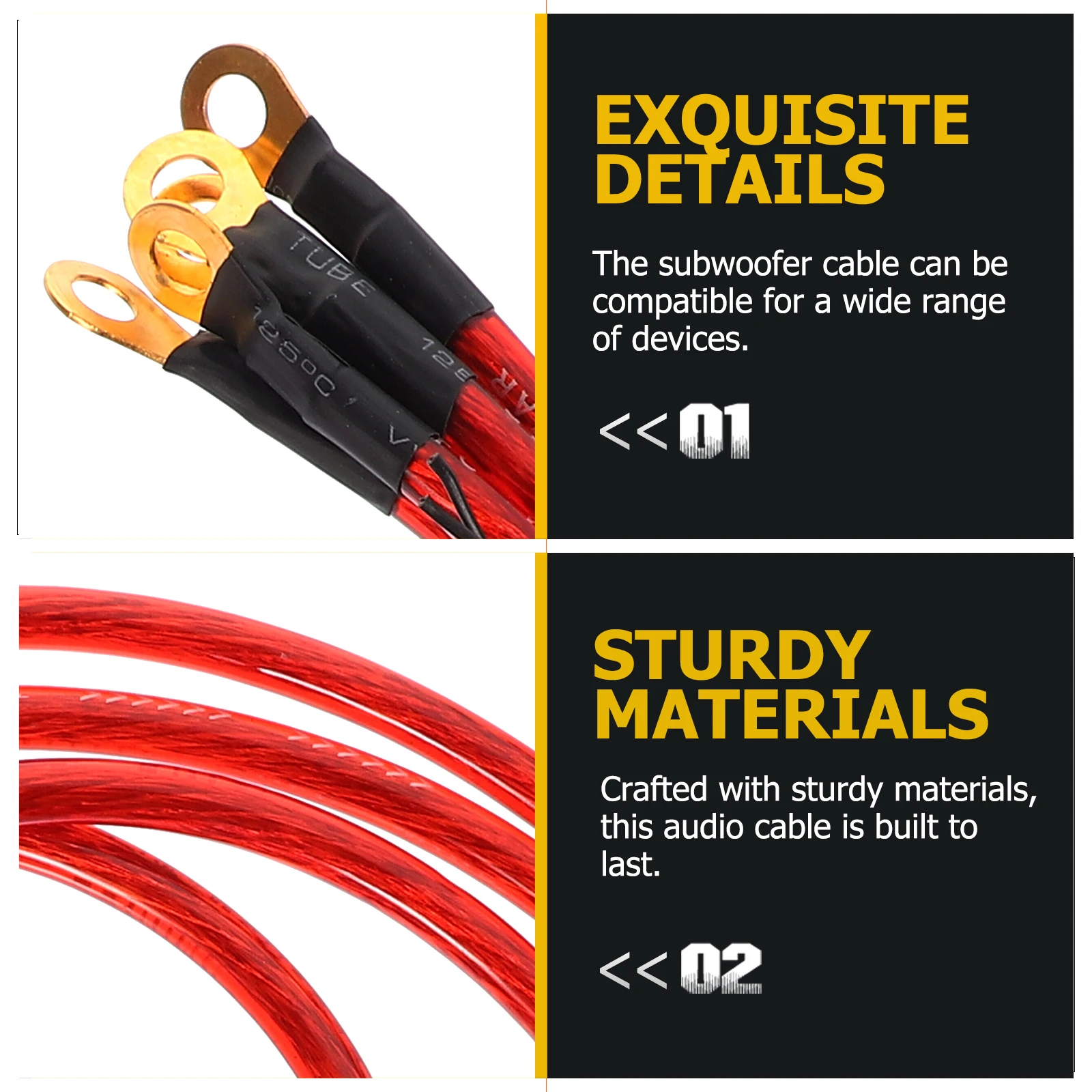 5Pcs Stereo Audio C… - image