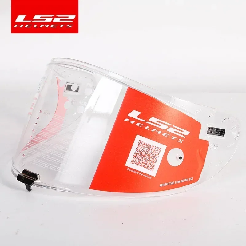 Original Genuine LS2 Helmet Visor FF327 Specific Helm Shield Accessories Lens Colorful Silver Plating Capacete De Moto