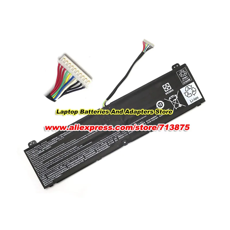 AP18JHQ KT.00408.001 Battery 15.2V 5550mAh 84.36Wh For ConceptD 7 CN715-71-70LR CC715-71 Predator Triton 500 PT515-51 PT515-52