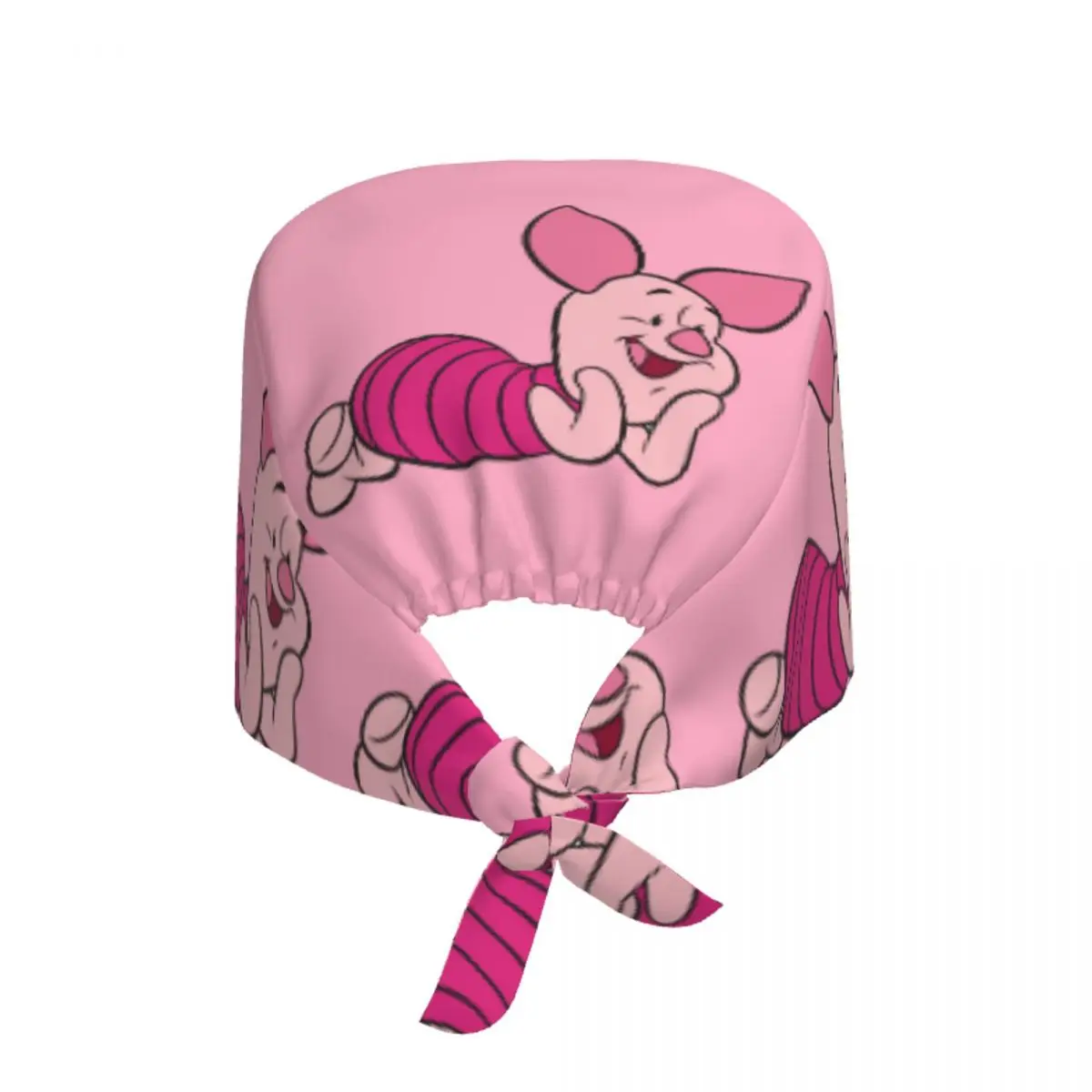 Custom Piglet Wallpaper Breathable Scrub Hat Surgical Scrub Caps Unisex Nursing Hair Hats Work Scrubs Hat for Medical Surgical