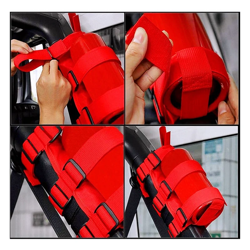 Car Firefighters Straps Car Straps Car Nylon Straps Car Roll Cages Car Accessories Mount Strap For Jeep Wrangler JL18 A image 4