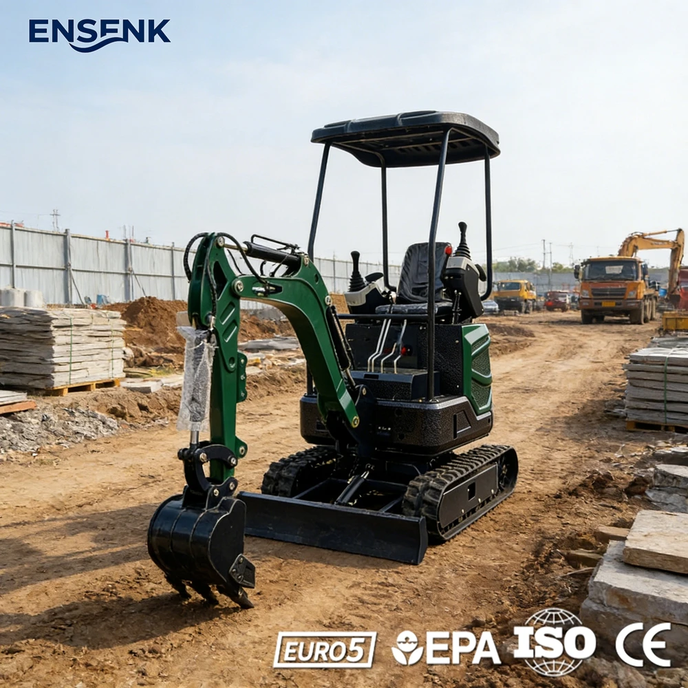 

Mini Excavator 0.8Ton 1.8Ton Construction 2.0Ton 2.5Ton Kubota Engine EPA Euro 5 CE Multifunctional Digger Fast Delivery