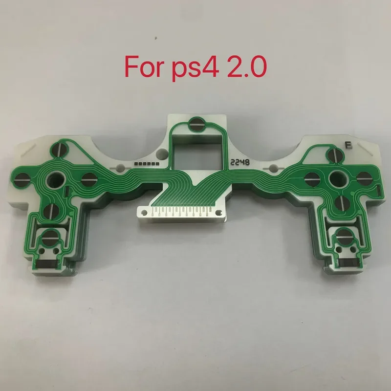 

100pcs/lot New Factory for PS4 020 2.0 Game Pad Controller Joystick Conductive Green Film Keypad Ribbon