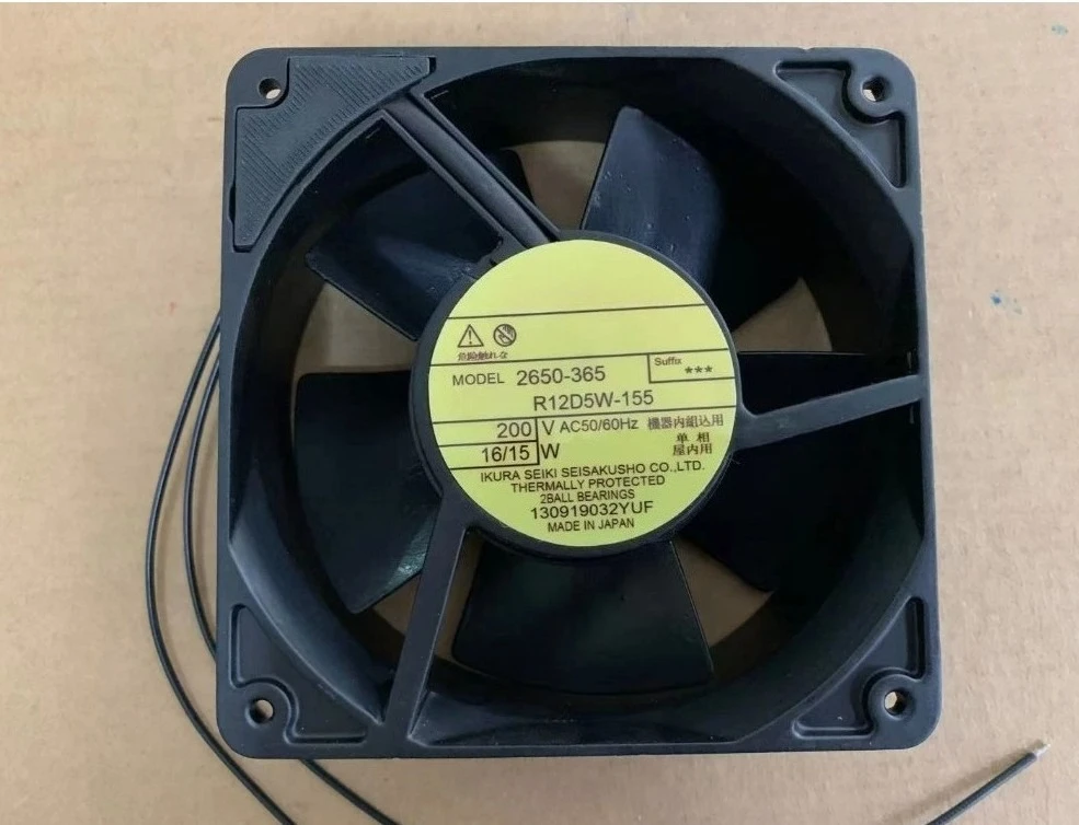 

ДЛЯ IKURA 2650-365 R12D5W-155 16/15 Вт устойчивый к высоким температурам охлаждающий вентилятор
