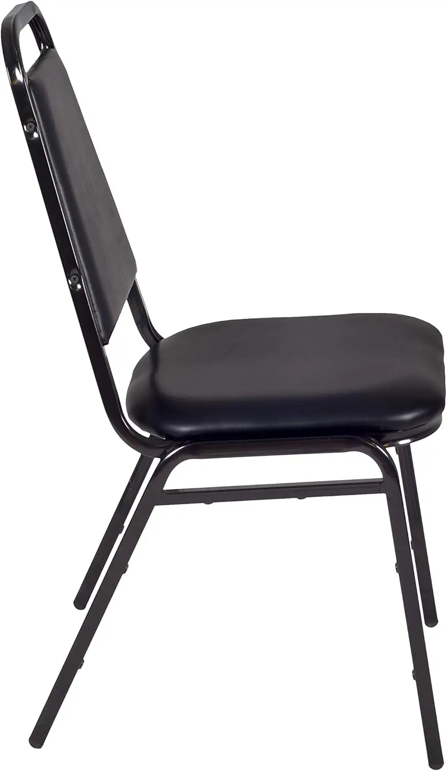 Restaurant Stack Chairs (Set Of 8), Black