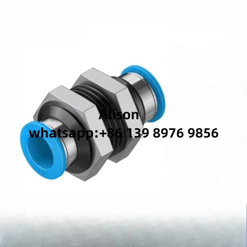 10PC Original through plate quick plug air hose connector QSS/QSSF-1/8-1/4-3/8-1/24-6-8-10-12