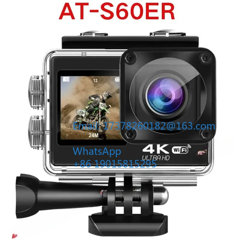 

brand-new 4k/60 frames+dual screen+touch+HDMI function sports camera AT-S60ER