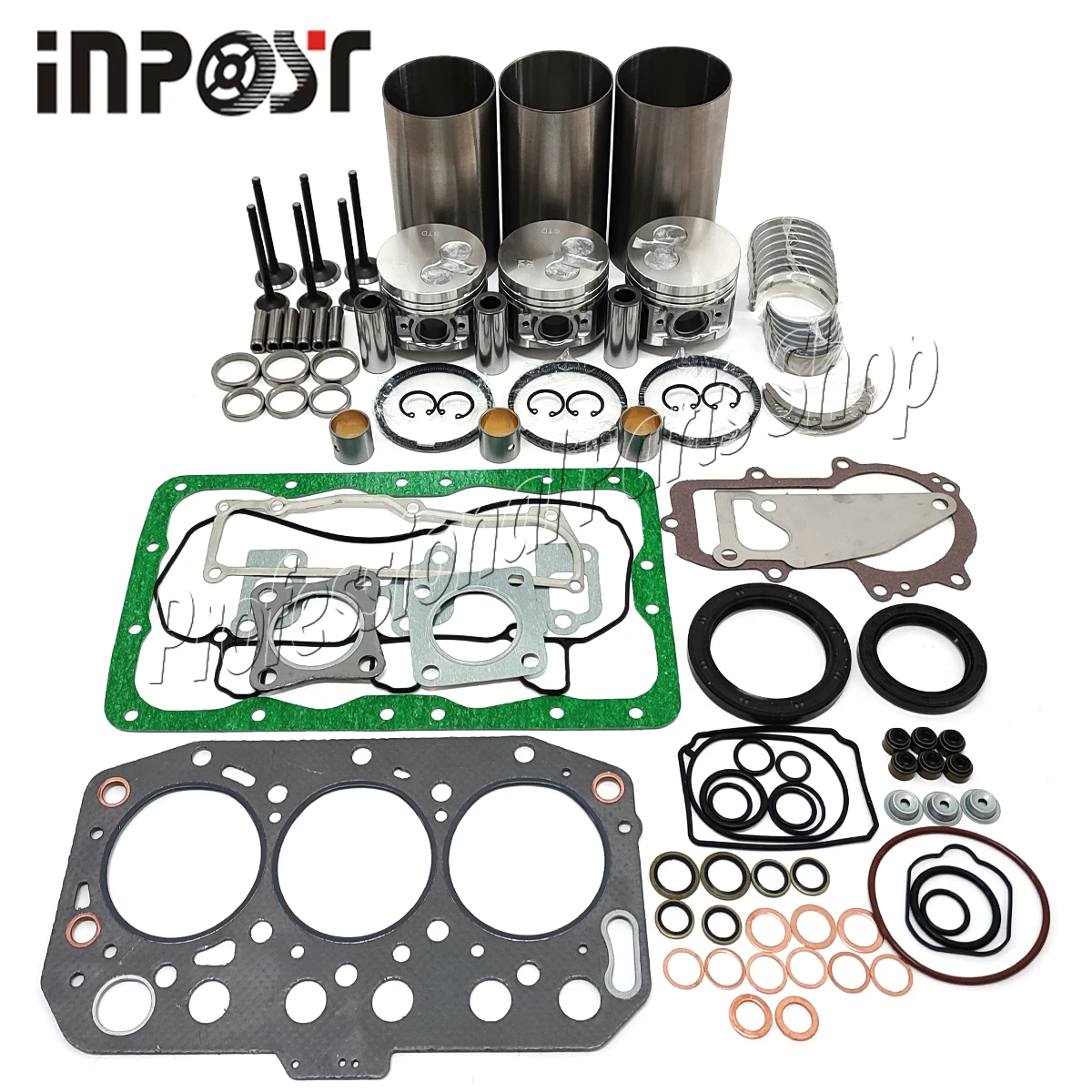 

For Yanmar 370 Thermo King TK3.70 TK370 Engine Overhaul Rebuild Kit