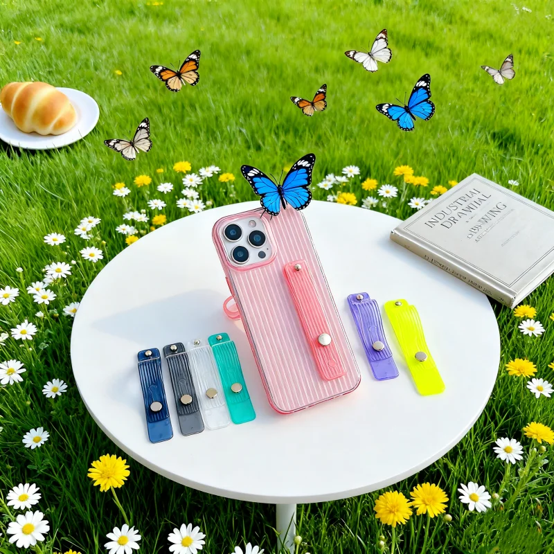 

4/7pcs Universal Phone Hand Band Bracket Silicone Phone Holder Finger Ring Push Pull Grip Stand Sticker Phone Holder