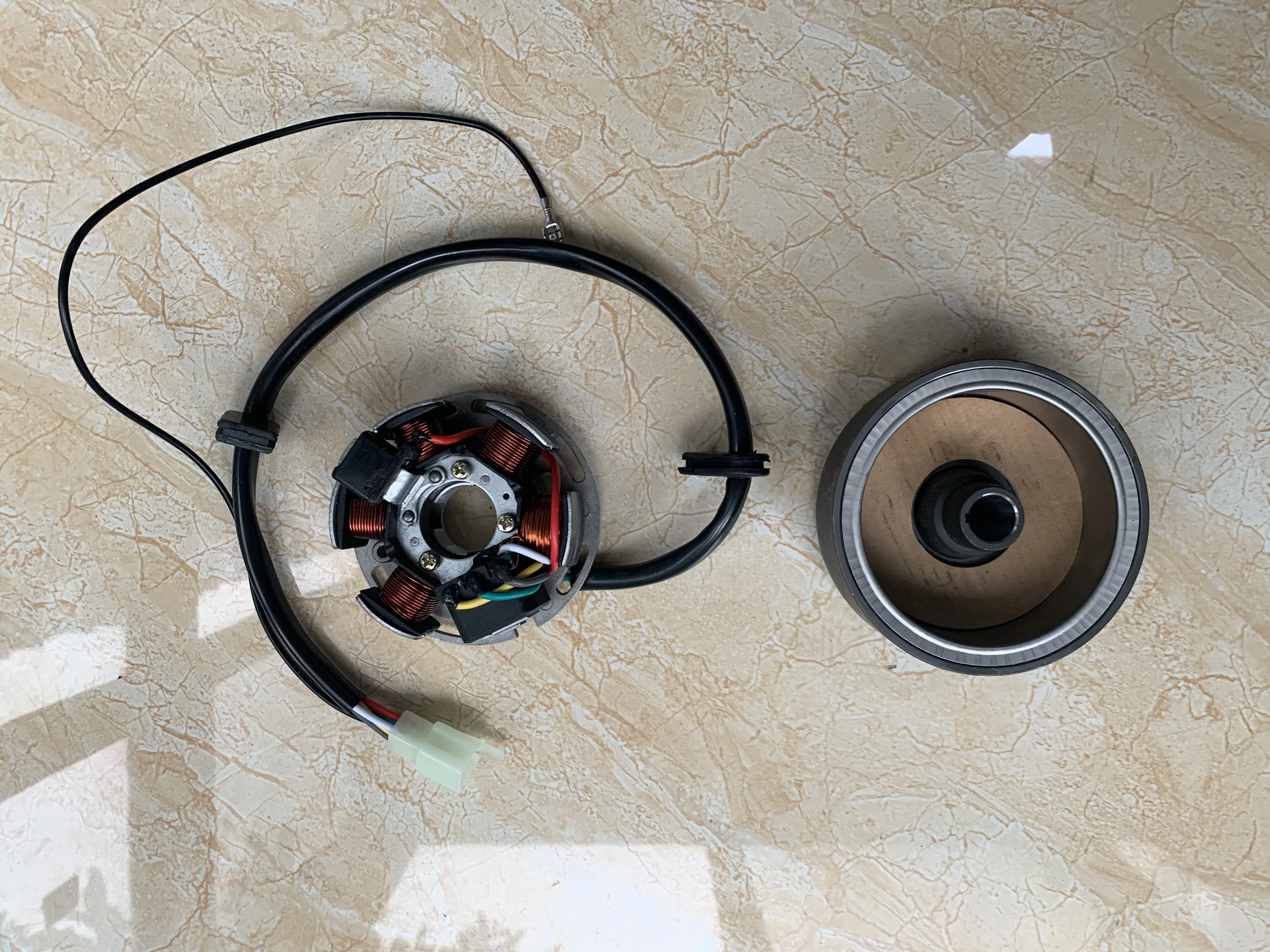 Hot Selling 12V 85W AM6 Magneto Assembly Stator Coil Flywheel CDI Regulator Kit Fit for Kreidler and Zundapp Motor