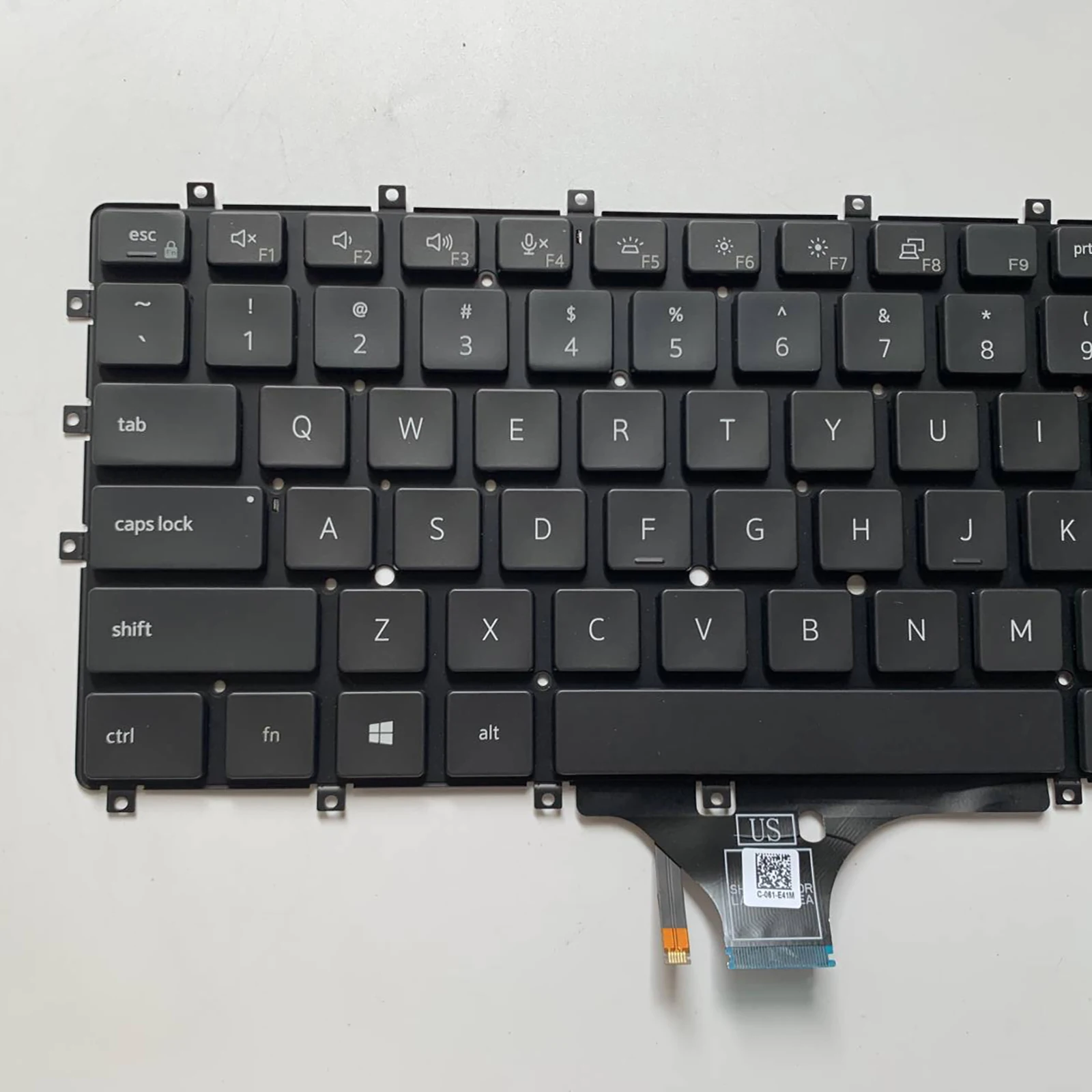 US for DELL Latitude 9510 9520 2-in-1 P95F 0WRV3M no pointer with backlight Keyboard