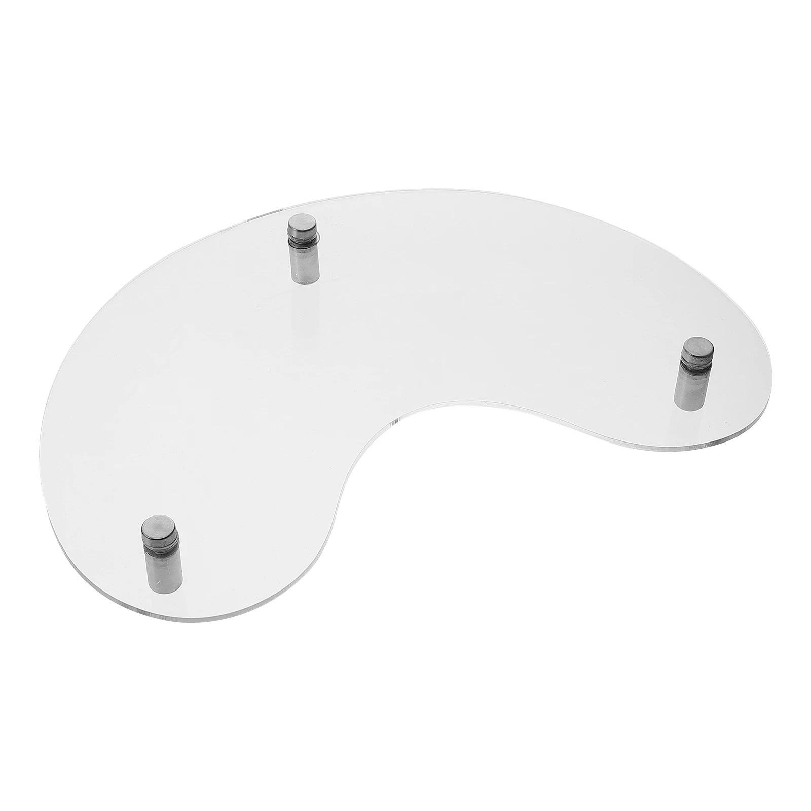 

Acrylic Shaped Moon Shaped Tray Dessert Plate Snack Storage Tray Home Bakery Office Decor Multi functional Gift