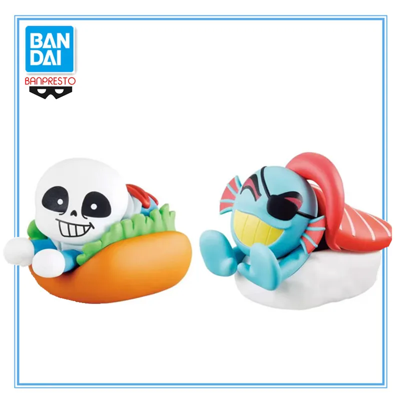 

BANDAI BANPRESTO in Stock Original UNDERTALE Sans Undyne PVC 12CM Desktop Decoration Anime Character Model Collection Toys Gifts