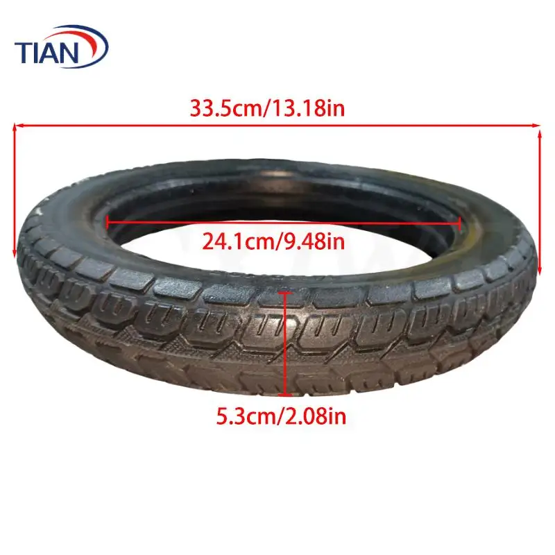 Electric Vehicle 14x2.125 Solid Tire 14 inch Non Inflatable Explosion proof Solid Outer Tire Electric Vehicle Accessories Hot