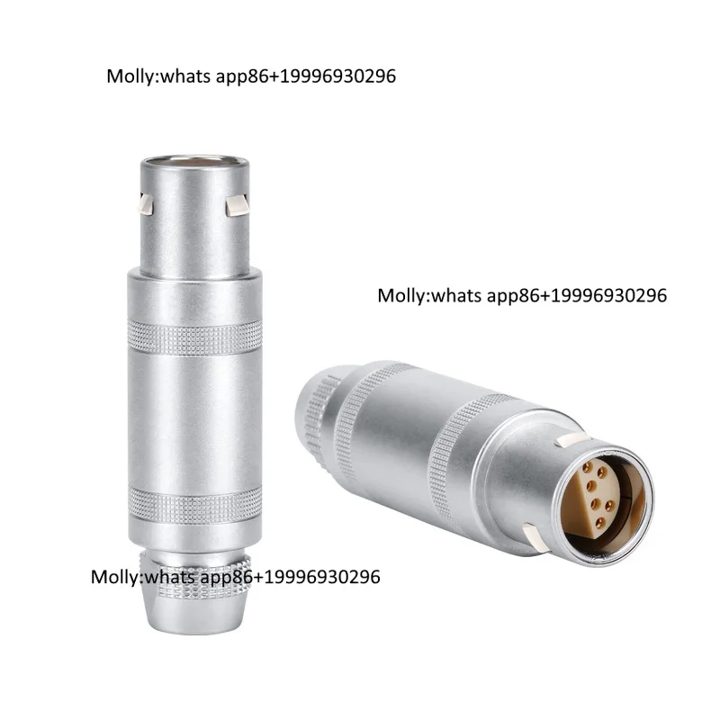 FFA Plug 0S 1S 2S 3S Series Straight Plug Connector 2-18Pin Compatible with LEMO Circular Push-pull Self-latching Connector