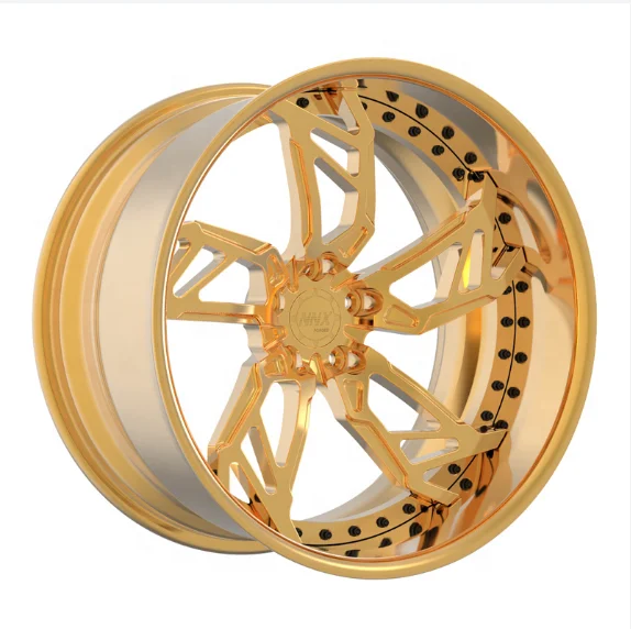 【Hot】Good Looking 18 19 20 21 22 23 24 Inch  Colorful Forged Wheels, Gold Golden 5x112 or 5x120 Wheels