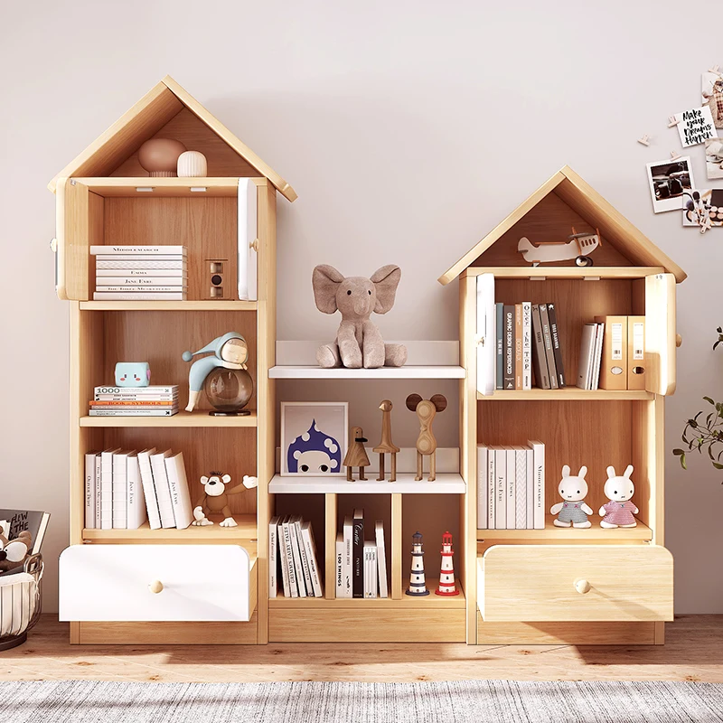 

Rack Bookcases Library Floor Collect Book Closet Stand Cabinets Organizer Modern Estanteria Libros Living Room Furniture