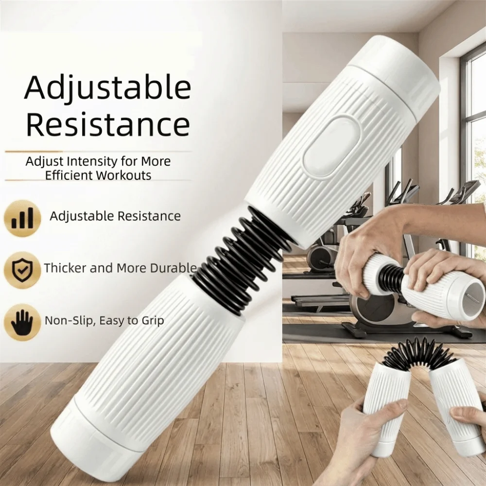 Adjustable Wrist Forearm Twist Bar Resistance 3 Levels Hand Grip Strengthener Strengthener Elbow Workout Forearm Wrist Trainer