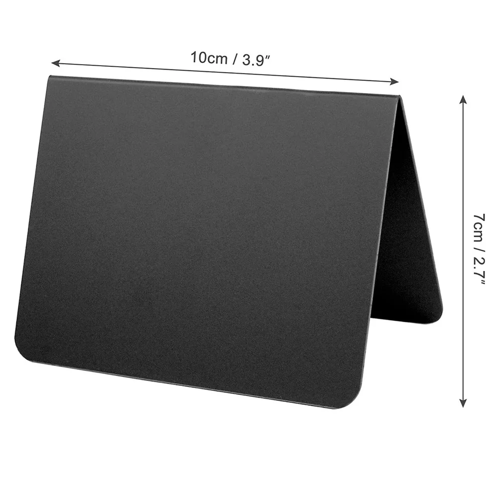 10Pcs Chalkboard Signs for Parties Reusable Tabletop Message Board Small Blackboard for Wedding Dinner Event Use