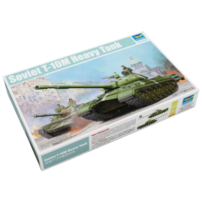 Trumpeter 05546 1/35 Soviet T10M Heavy Tank Military Toy Handcraft Plastic Assembly Model Building Kit