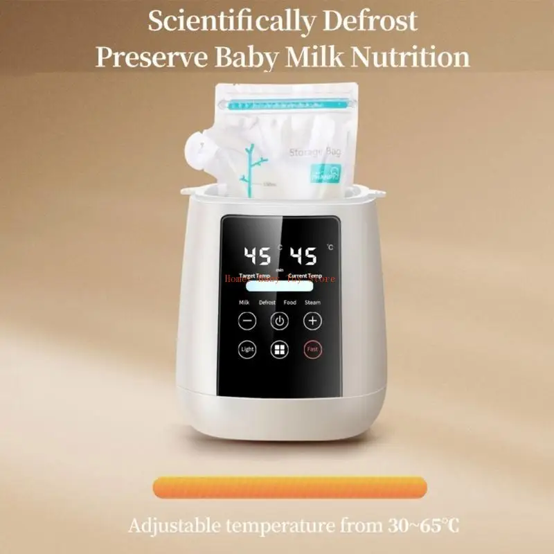 Calentador biberones J0PF con apagado automático, mantiene leche tu bebé a temperatura perfecta en todo momento