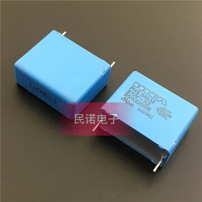 

30pcs/Thin film capacitor X2 275VAC 1UF 275V 1.0UF 105 pin pitch 22.5mm in stock