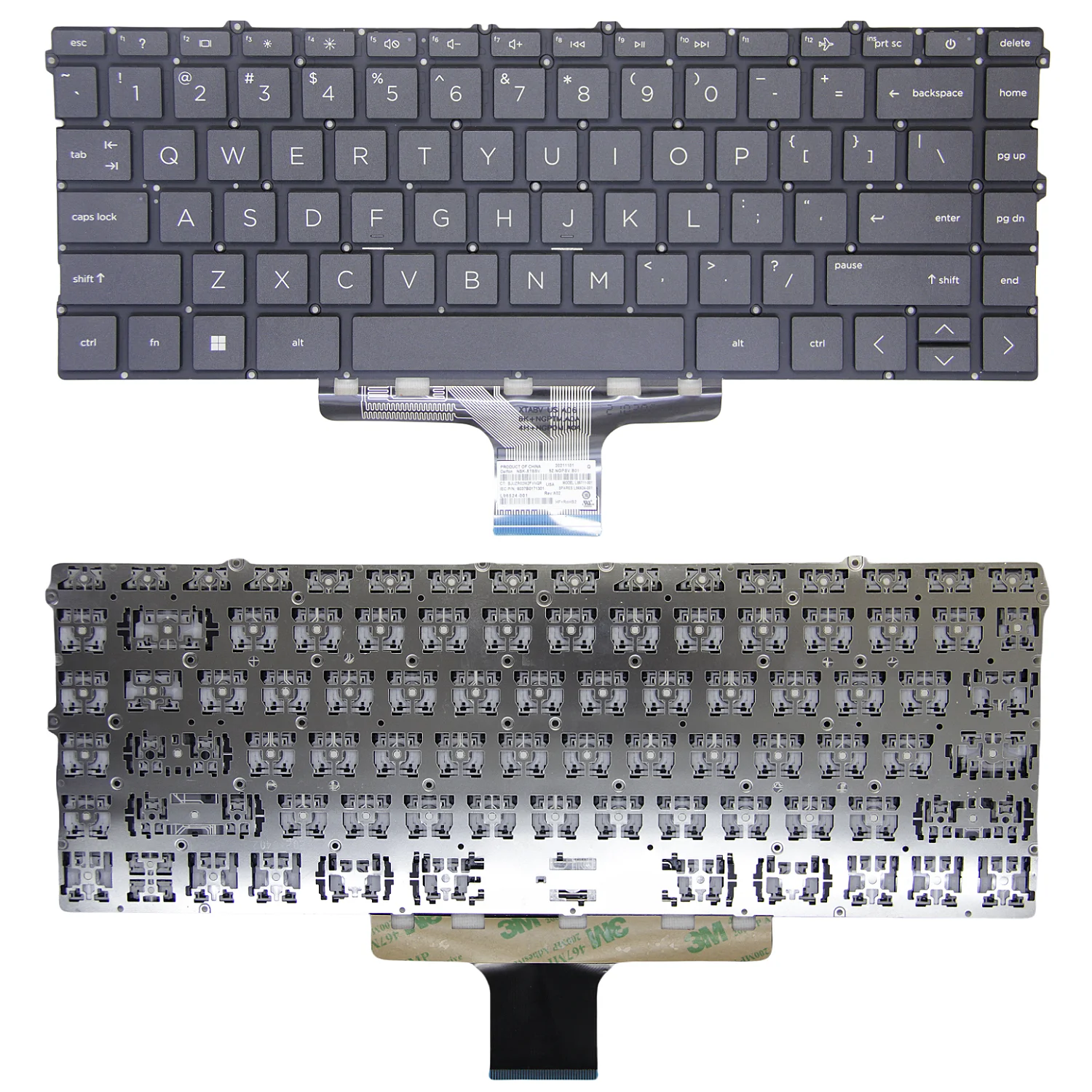 100%New Original US For HP Pavilion x360 14-DW 14-DV 14-DY TPN-Q244 Q234 TPN-I137 English Backlit Laptop Keyboard