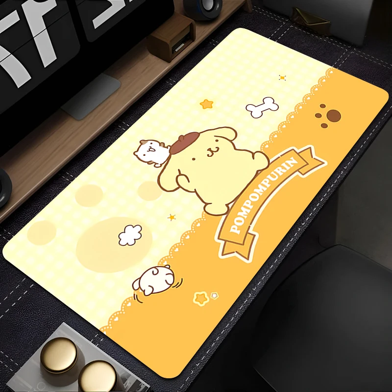 

Mouse pad Pompompurin gaming accessories XXL Computer keyboard gamer Designed specifically for e-sports Gamer Cabinet Mousepad
