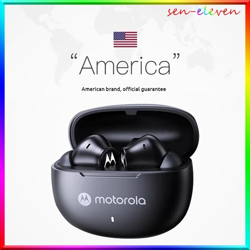 Imagen 1 del producto Auriculares Bluetooth Motorola Buds I40 con cancelación activa de ruido inalámbrico para deportes y sueño cómodo Fuerte compatibilidad
