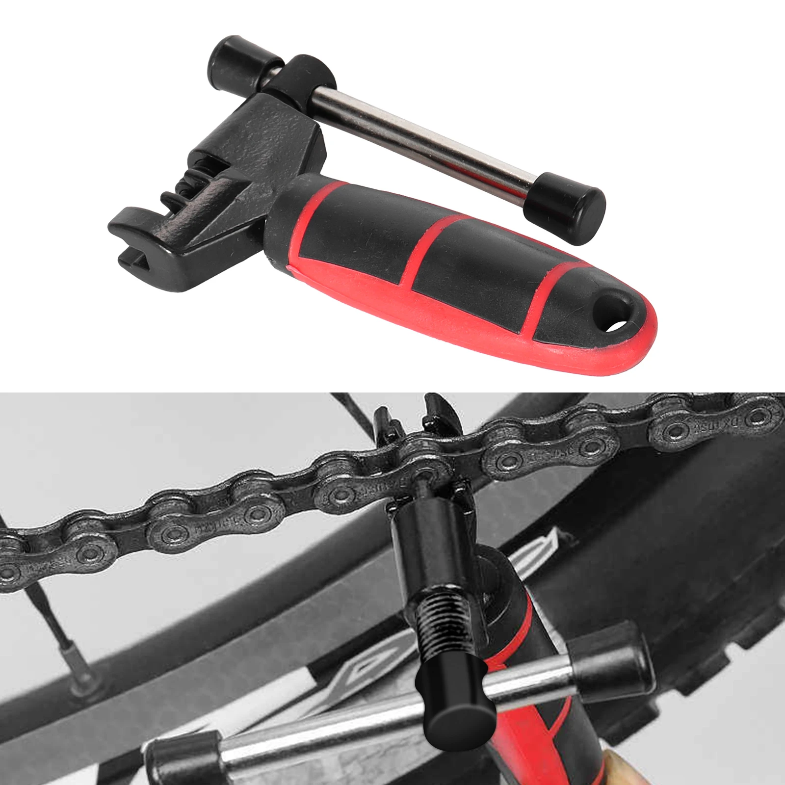 Bicycle Chain Pin Remover Bike Link Breaker Splitter Portable Steel Chains Extractor Device Accessories MTB Bike Repair Tools