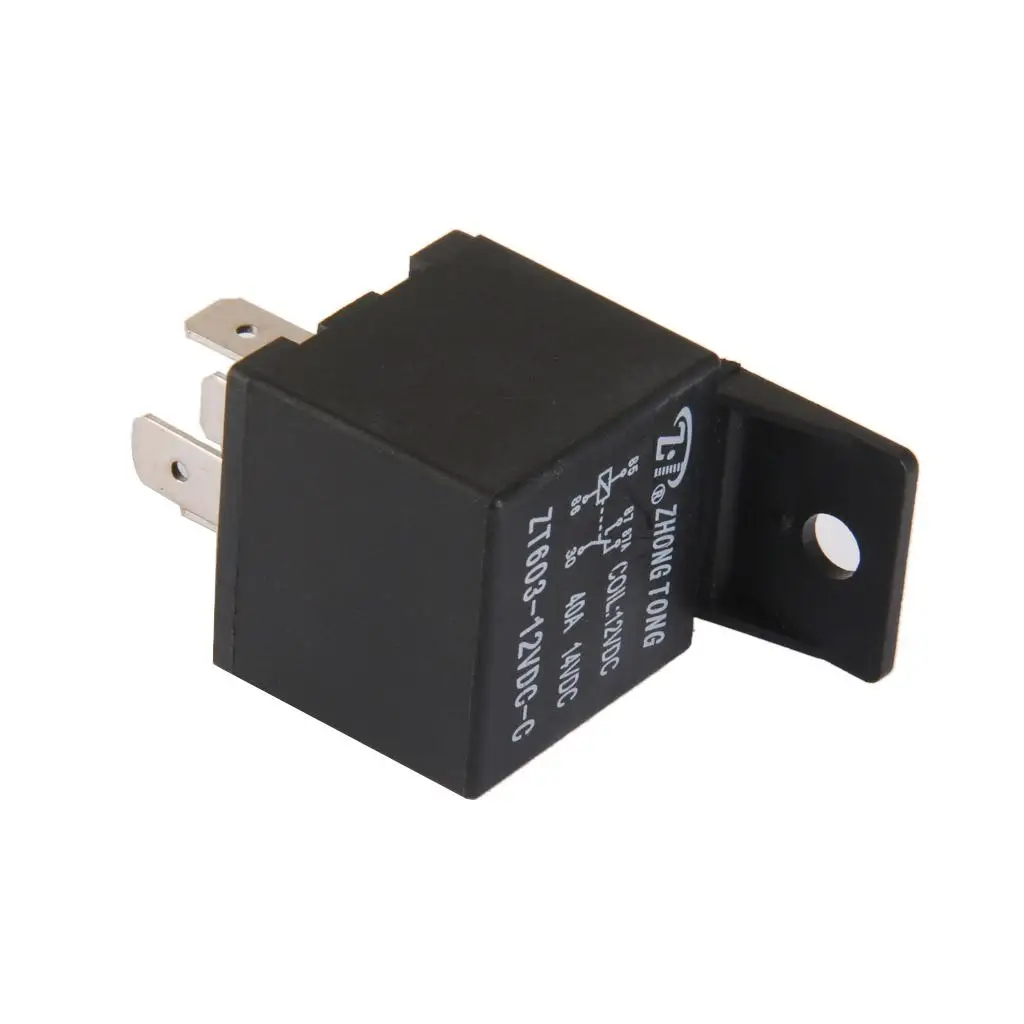 Automotive 12V 40A Relay SPDT 5 Pin High Current Micro Relay Switch for Car Alarm Systems