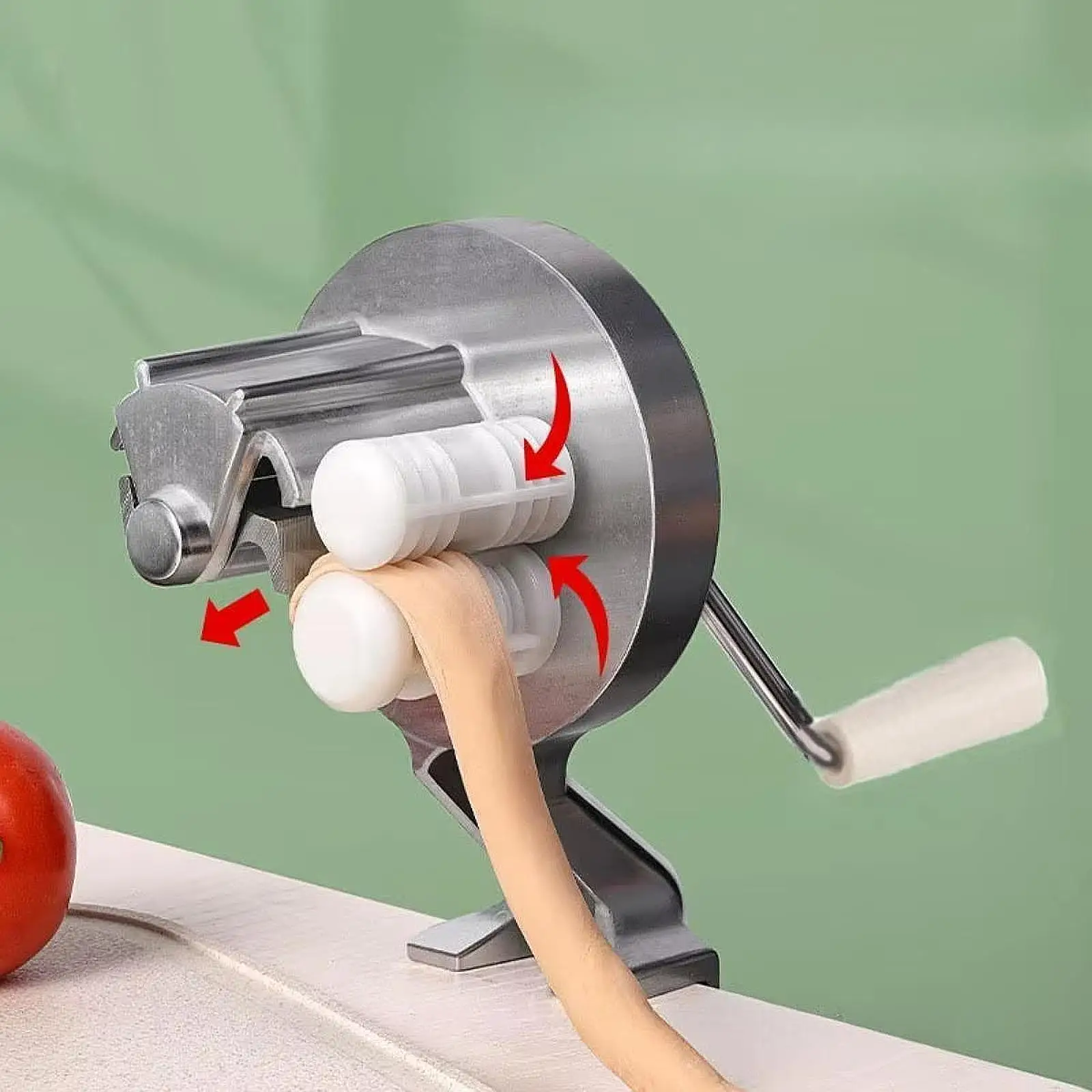 

Manual Pasta Maker Manual Macaroni Maker for Fettuccine Macaroni Kitchen