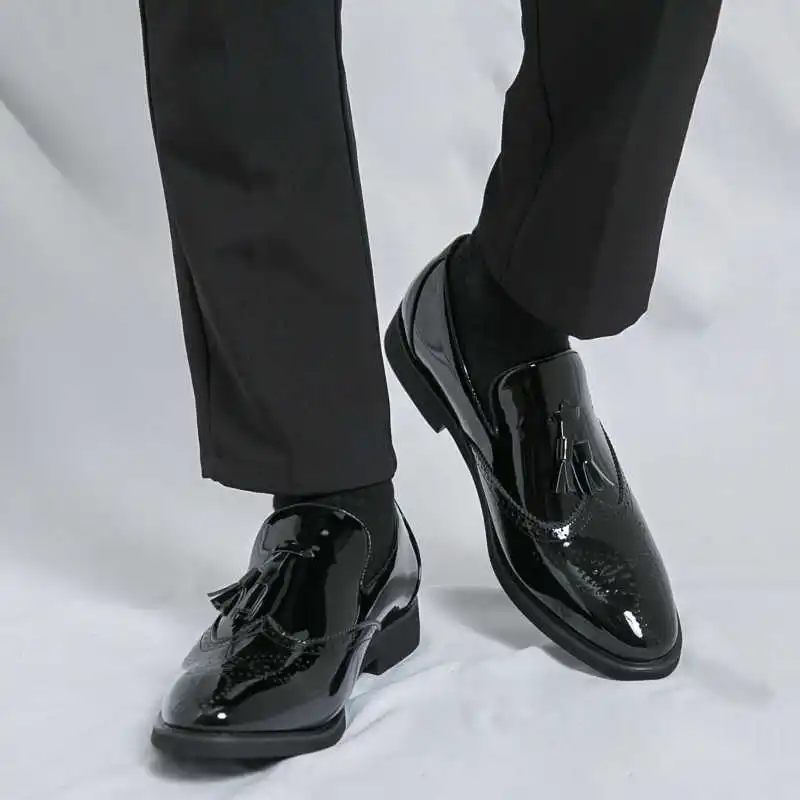 High Sole Platformed Men's Sneakers 45 Skateboarding Tennis Size 46 Breathable Shoes Sports Daily Tenus Outing Retro
