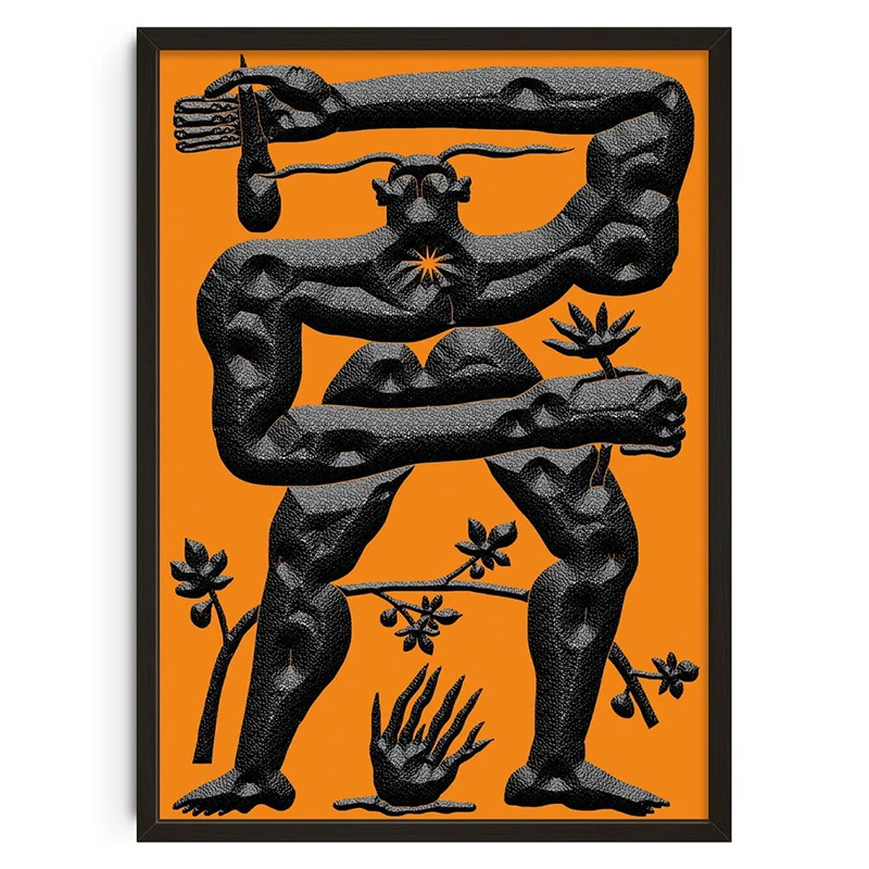 Classic Vintage Posters Abstract Retro Don't Look Back Canvas Print Wall Art Canvas Painting for Living Room Bedroom Home Decor