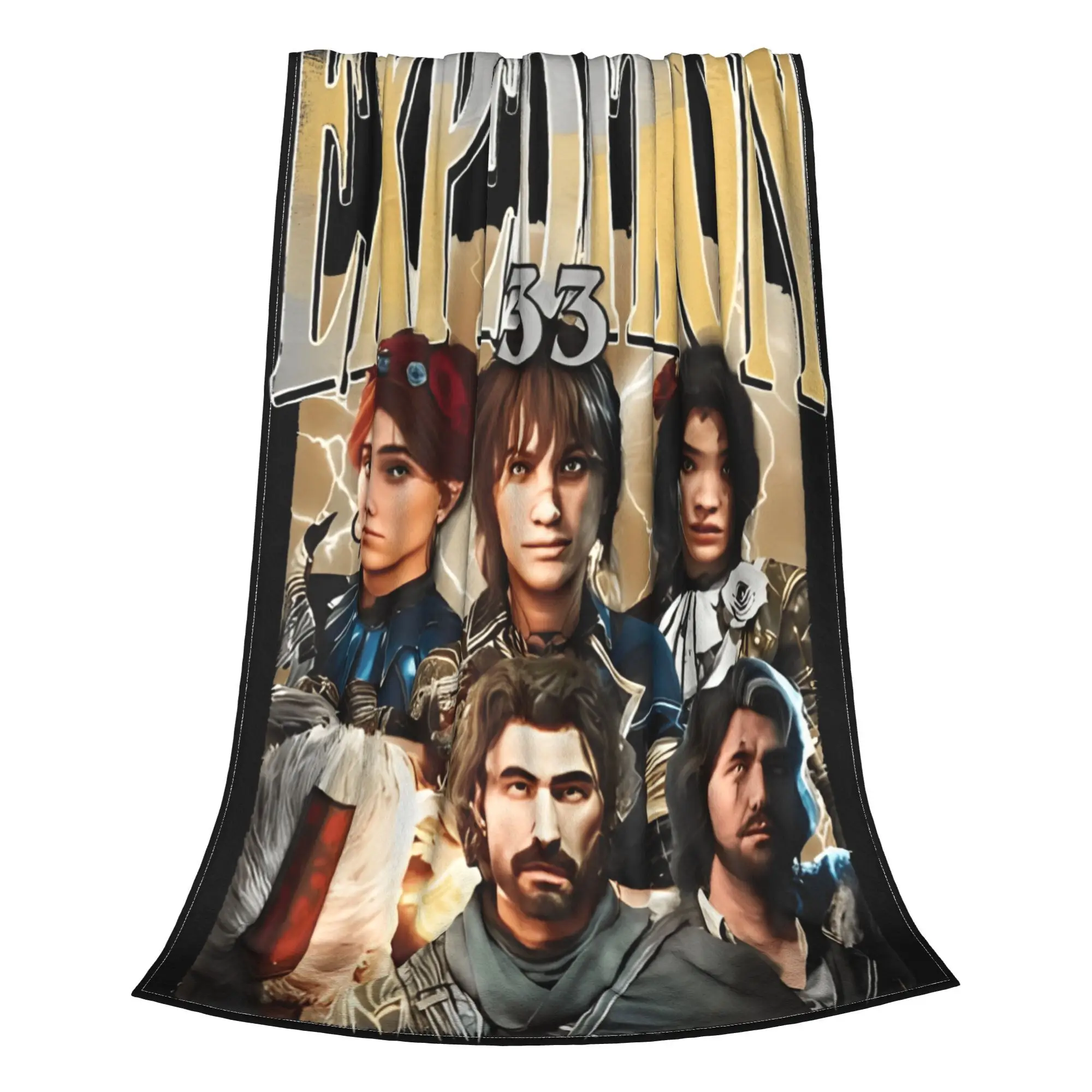 

Expedition 33 Soft Blankets Characters Game Dark Fantasy Boy Girl Plush Throw Blanket Pattern Couch Flannel Bedspread Bed Cover