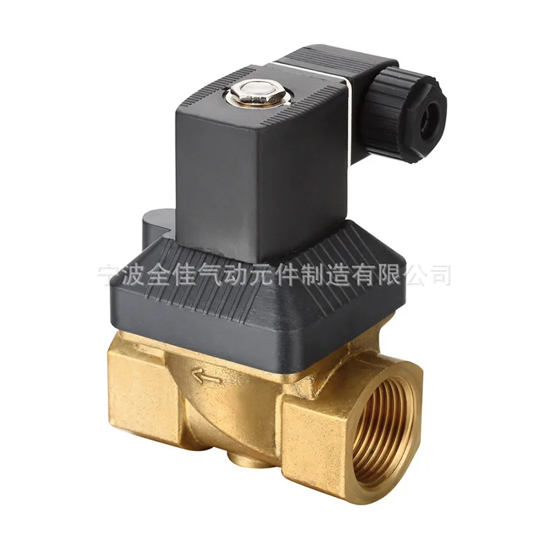 2231025B Brass G1 Inch Air Compressor Water Treatment Equipment and Other Normally Closed Pilot Operated Water Solenoid Valves