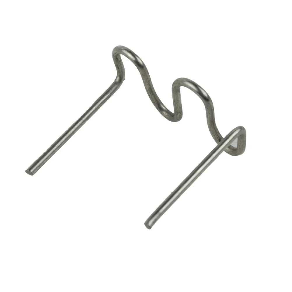 ลวดเย็บกระดาษ0.8มม. 100ชิ้นสำหรับงานช่างสีเงินแบบคลื่นร้อนเหมาะสำหรับงานเชื่อมแบบพกพา