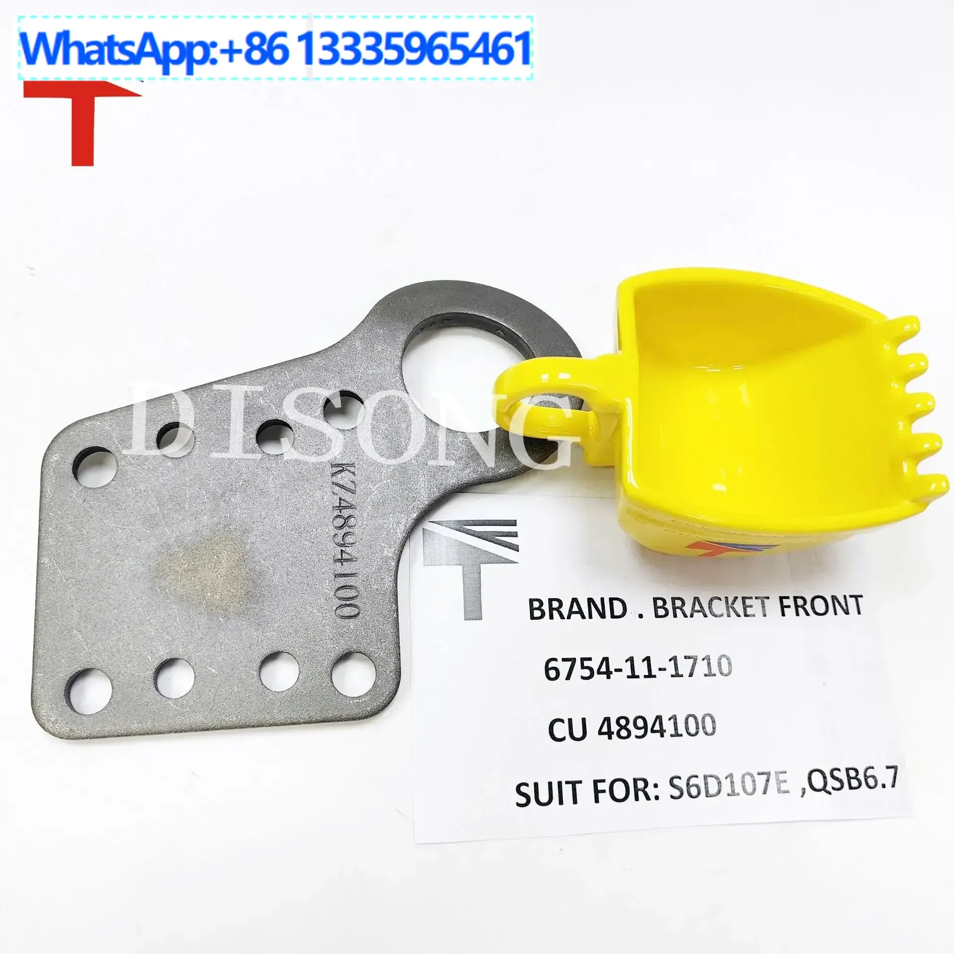 

100PCS lug 4894100 for construction machinery S6D107E QSB6.7 engine parts