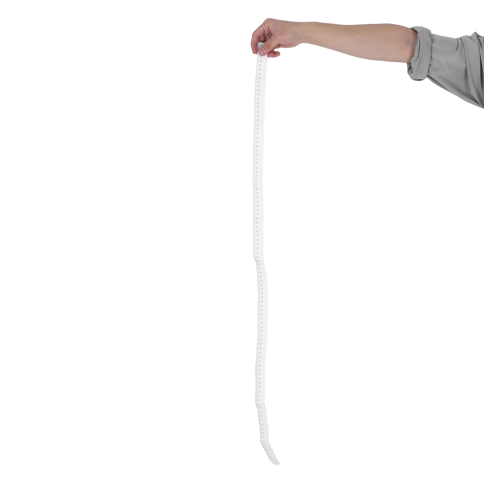 

100pcs Paper Measuring Tape Double Meter Long Metric Ruler Disposable for Waistline Newborn Medical Hospital