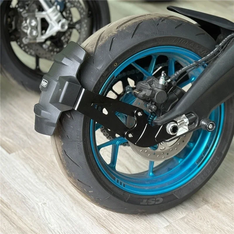 ل 675NK 675SR 675 NK675 SR دراجة نارية الحاجز الخلفي قطعة من نسيج الطين عجلة المعانقة سبلاش غطاء حماية دراجة نارية درابزين #2