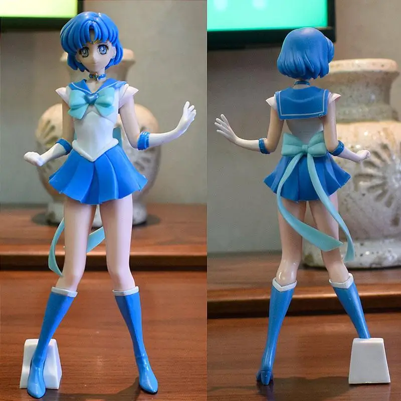 22 cm chaud 2 pcs/Lot Anime marin lune Figure marin Mars marin mercure figurines d'action fait à la main jouet Kawaii modèle ornements cadeaux