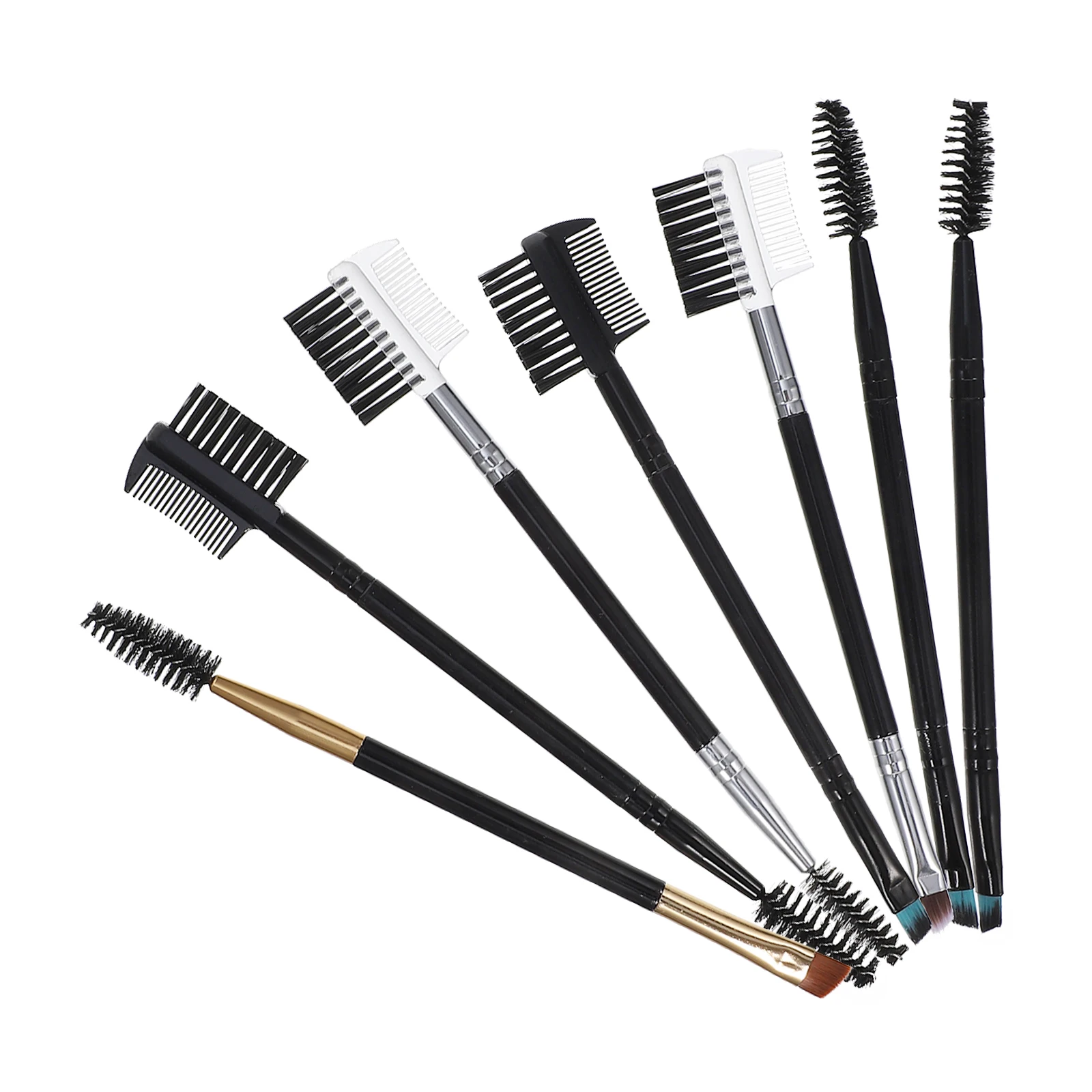 

7 Pcs Makeup Brush Set Kit Double Head Professional Accessories Brushes Tool Tools