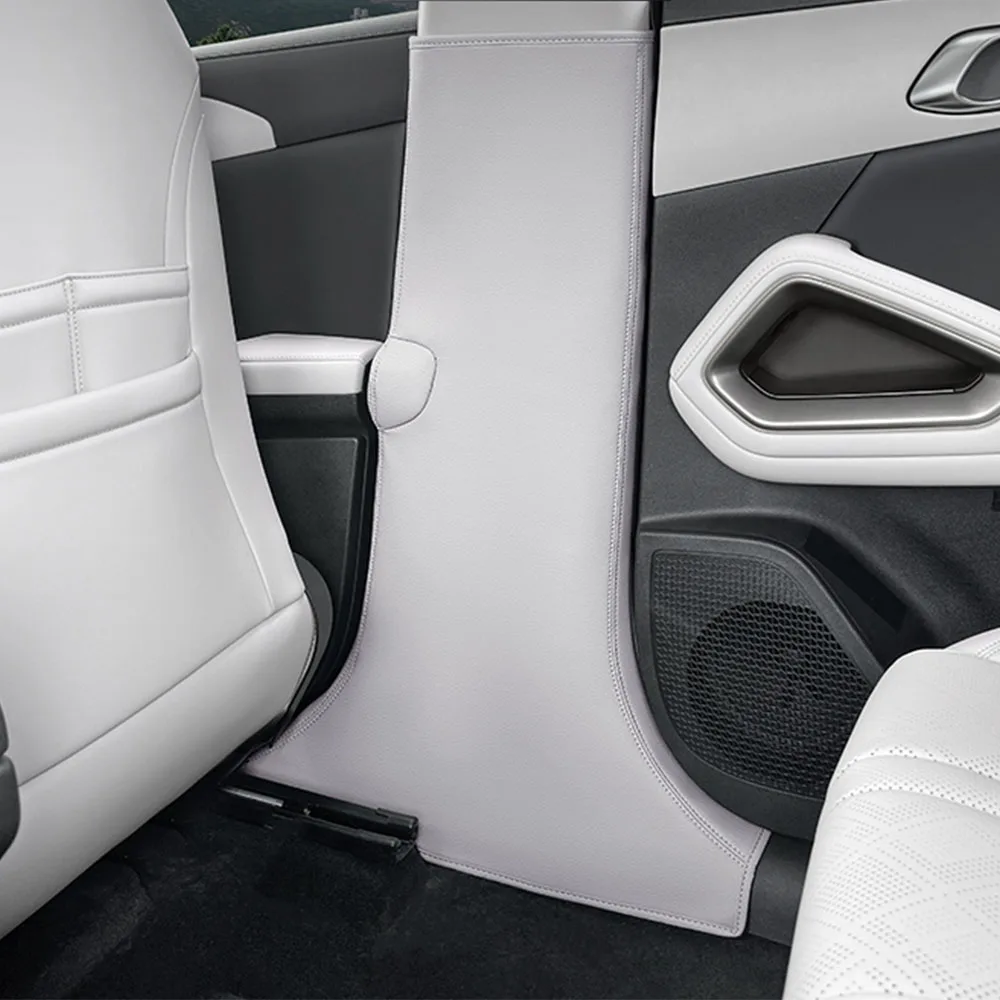 

2 Pcs For BYD Atto 2 Yuan UP 2024 2025 Center Pillar Protective Pad Car Modification Supplies B-pillar Thickened Leather Sticker