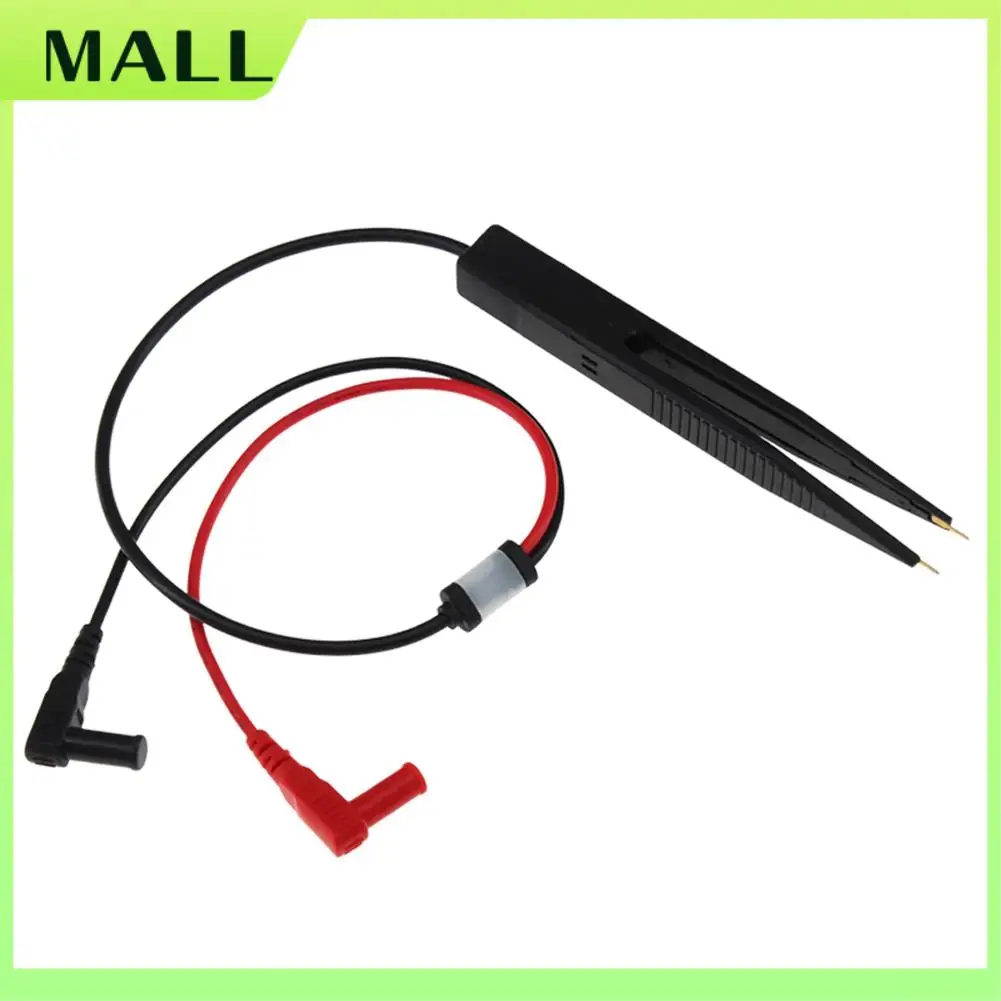 MALL SMD SMT Chip Test Clip Lead Probe Digital Multimeter Meter Tweezer Capacitor LCR Capacitor Test Pen