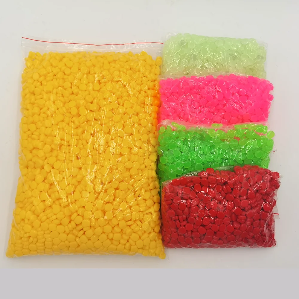 1000PCS/lot Flavor Corn Kernels Taste Articulated Bait Silicone Artificial Baits 1cm 0.3g Soft Fishing Lure Hooks Fish Lure