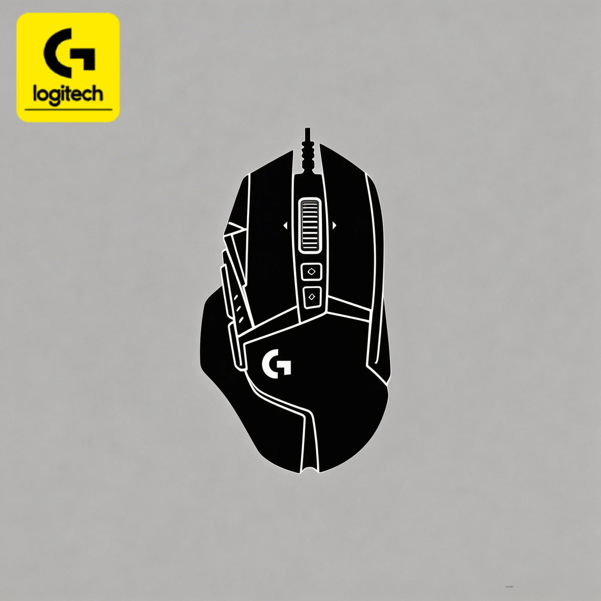 

Logitech G502 rechargeable gaming mouse, dual-mode connection, precise tracking, all-round assistant for both office and gaming