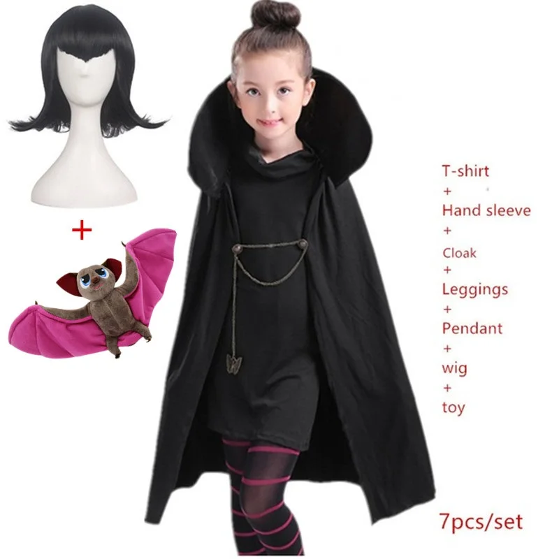 Mavis Christmas halloween costumes for girl Carnival Hotel T-Transylvaniaing Mavis Cosplay Fancy dress Vampire child adult women