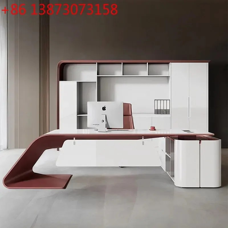 Laptop Enjoy Office Desk Meditation Sleeping Appoint Console Ergonomic Bureaux Scrivania Da Ufficio Furniture