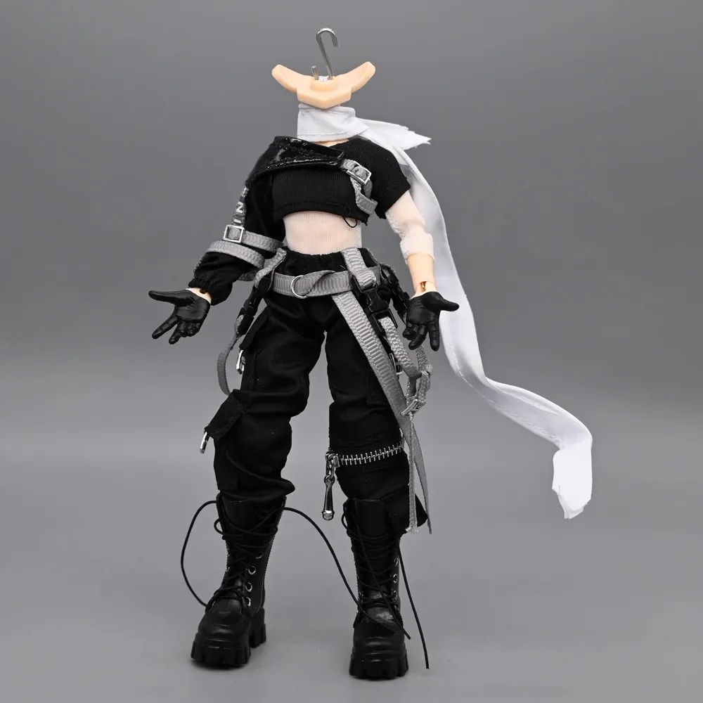 

Snail 1/12 12 Points Doll Short Top Workwear Pants Black Clothes Set Boots Model Toy Accessories Fit Ashi 3.0 Bjd Body In Stock